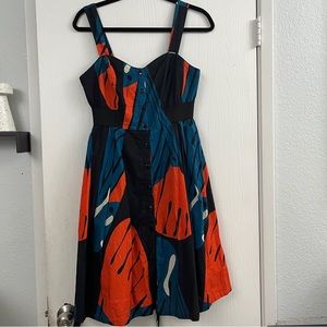 MAEVE by Anthropologie Fragmented Pipeline Dress Size 4